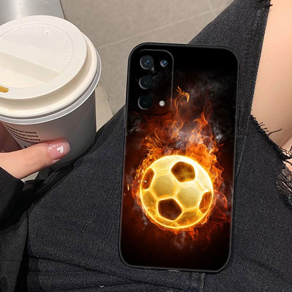 Soccer Football Ball Phone Case For OPPO F31 A5X A6X A5 A6 A17 A16 A38 A53 A54 A55 A57 A58 A60 A74 A78 A92 A93 A94 A72 A98 Cover