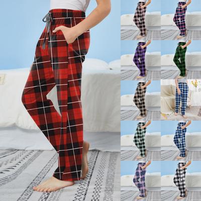 Children Cotton Pajama Pants With Pockets