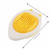 Plastic Stainless Steel Egg Slicer Lightweight Design Easy To Clean Egg Cutter Manual Operation Yellow White Egg Chopper