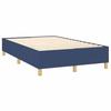 Maison Exclusive - Sommier à lattes de lit avec matelas bleu 120x190 cm tissu