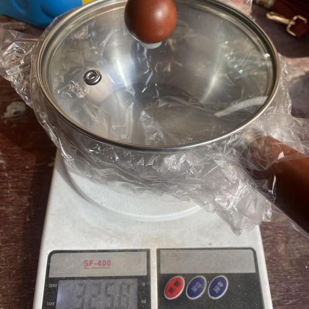 Multi-function Small Stainless Steel Sauce Pot with Anti-scald Wooden Handle for Baby Food and Milk