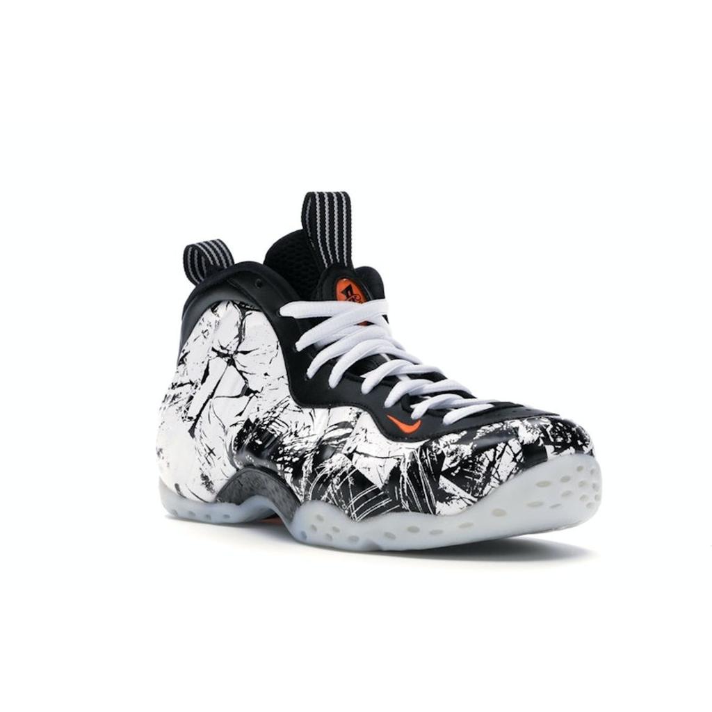 Nike Air Foamposite One Shattered Backboard Unisex Sneakers White Black Total-Orange 314996-013