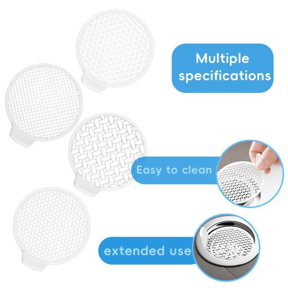 Durable Plastic Floor Drain Filter Anti-Blocking Shower Hair Catcher Kitchen Sink Drain Net Sewer Mesh Stopper Universal