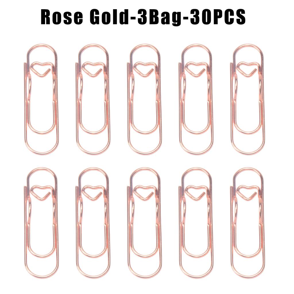 Multifunctional Metal Heart Shaped Clip Bookmark Pen Holder Stationery Notebook Accessory Fixing Base Clip Bookmark Hanger