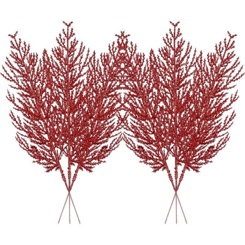 1Pc Glitter Artificial Berries Stems Christmas Decoration Xmas for Home Decor New Year Christmas Tree Wreath Ornaments Accessory