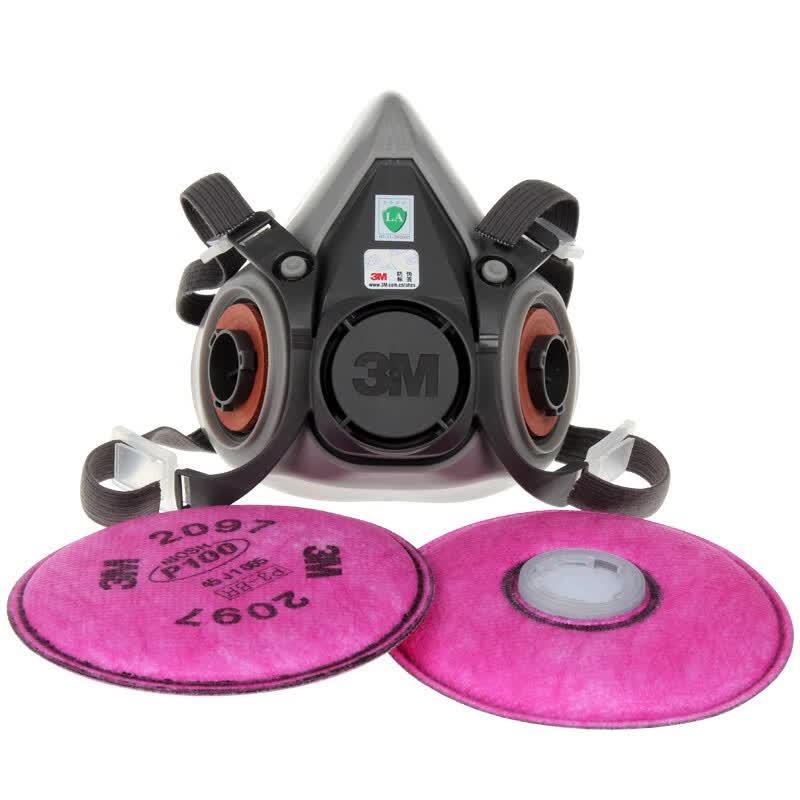 3M 6200 Half Face Respirator Kit with 2097CN Filters