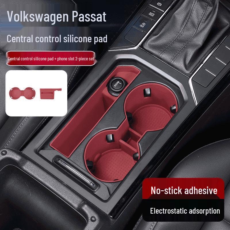 Основные аксессуары для салона автомобиля Passat Elite: Силиконовые накладки, Защитные пленки, Закаленные стеклянные протекторы.