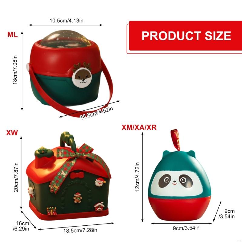 Practical Festival Organizers Box PP Materials Designed For Holiday Decorations And Gifts HX6C