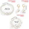 Exaggerated Fashion Big Imitation Pearl Choker Necklace for Women Wedding Bridal Temperament Bead Maxi Chain Christmas Jewelry