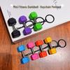 High-Grade Mini Fitness Equipment Keychain Charms & Ornaments