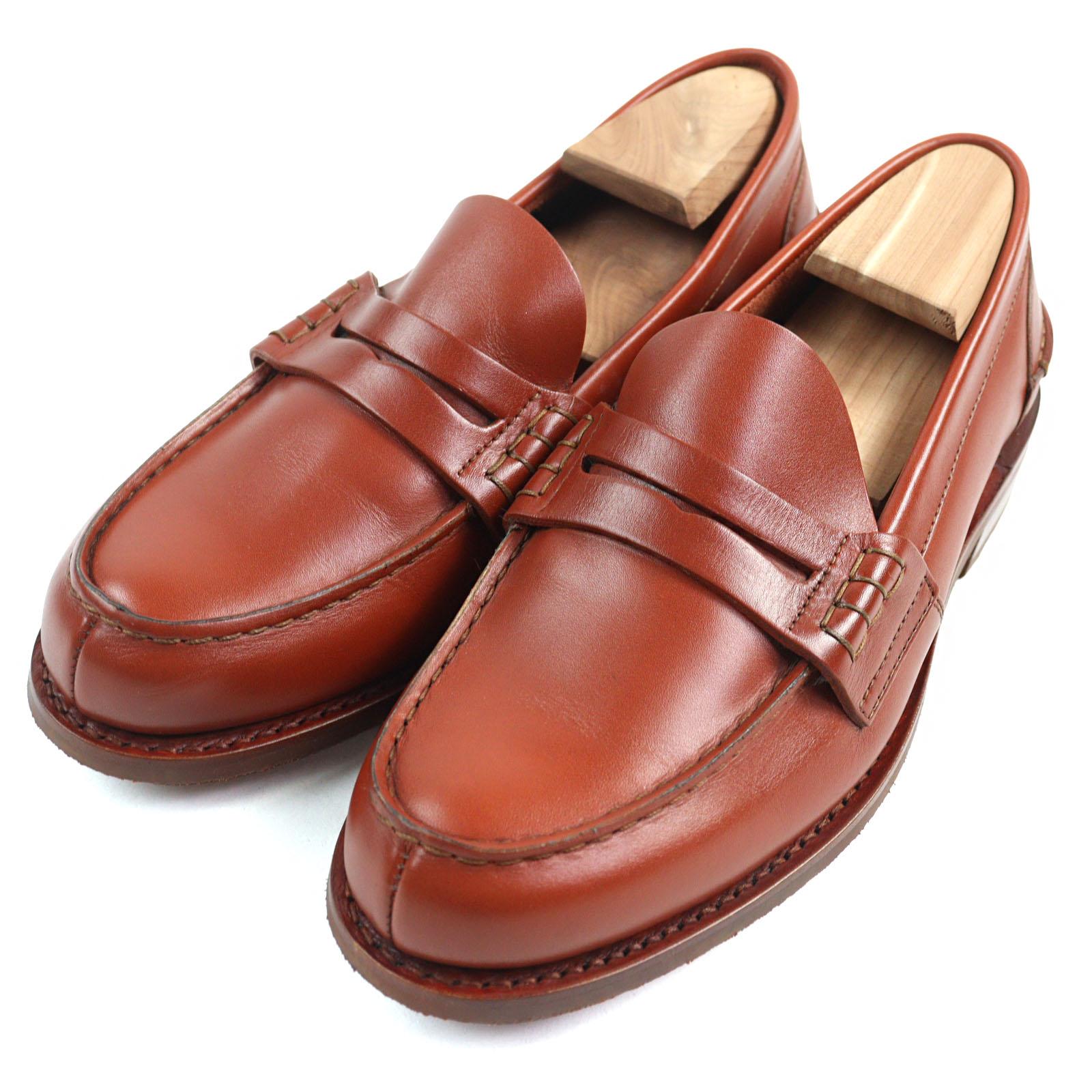 CHURCH’S loafers PEMBREY Last 126 Split Toe Heel Counter Penny Brown leather 6 Used