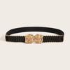 Waist Metallic Ladies Belt With Snap Button Closure For Dresses And Wear Casual