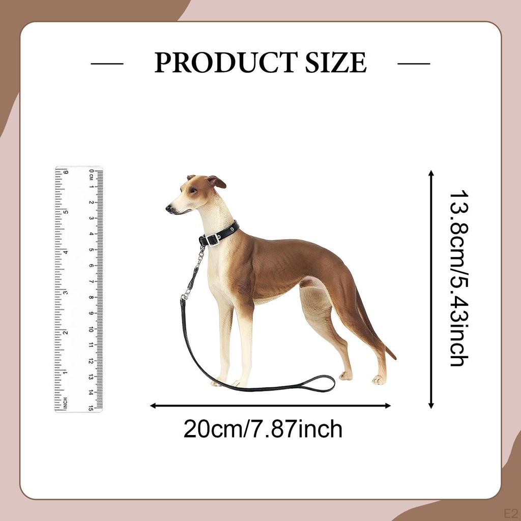 1/6 Dog Figure Animal Figurine Diorama Miniature Layout Realistic Educational Toy