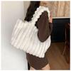 Large Plush Tanghulu Tote - Cute, Fashionable, Single-Shoulder Handbag for Autumn/Winter