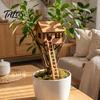 Fairy Tale Atmosphere Garden Accessory Miniature Treehouse Flower Pot Decor, Wooden Ornament with Ladder, Easy To Assemble Decor Creative Flowerpot