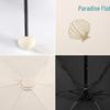 Tiantang Sea Shell 5-Fold Compact UV Protection Dual-Use Umbrella