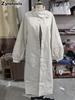 Wool Coat for Women Long Overcoat Autumn Winter