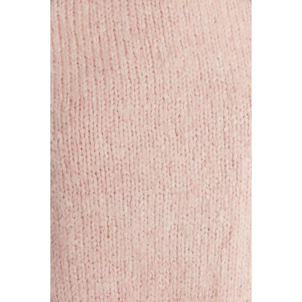 Ecru Wide Fit Weicher, strukturierter Basic-Strickpullover Twoaw23kz00185