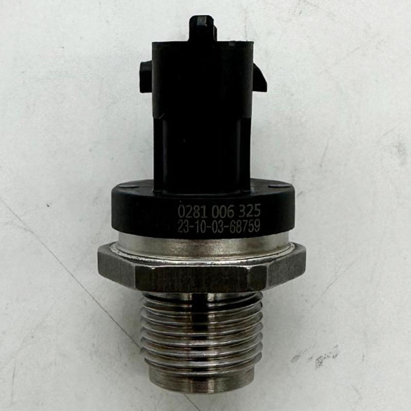 1-4pcs 0281006325 Fuel Rail High Pressure Sensor Common Injection 281006325 0281006112 0281002846 For C ummins I VECO DAF MAN
