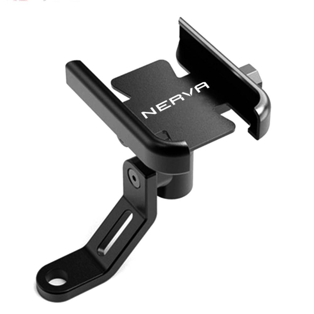 For NERVA E-Scooter EXE Nerva Exe Motorcycle CNC Aluminum Mirror Mobile Phone Holder Stand Bracket Mount Accessories