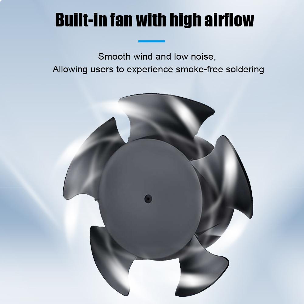 FA-400 Exhaust Fan Fume Extractor Soldering Iron Fume Filter Electronic Repair Smoke Extraction Equipment with Activated Carbon