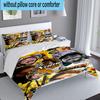 Set Biancheria da Letto Personalizzato con Nome Musicista Post Malone, 3 Pezzi, Include 1 Copripiumino e 2 Federe, Adatto per Dormitori e Camere da Letto, Regalo