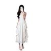 Autumn New Set, New Sunscreen Cardigan, Ruffle Edge Waist Suspender Skirt Two-piece Set