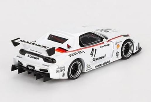 MINI GT x MiJo Exclusives Scale Mazda Silhouette Numero Reserve Finished Product 1/64 RX-7 LB-Super #41 (Right-Hand Drive)