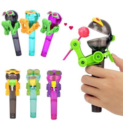 Creative Lollipop Robot Decompression Candy Dustproof Toy (No Lollipops)