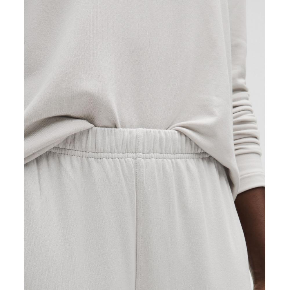 Lululemon Becalm Oversized Mid Rise Pant Dove Grey