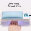 UV Nail Lamp Dual Light Source High Power Plug-and-Play Timing Function Hand Pillow Design Cure Nail Gel ABS 2-in-1 72W