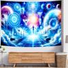 Delur Time Travel Tapestry Galaxy Meditation Universe Starry Sky Wall Hanging Tapestry Milky Way Outer Space Abstract Psychedeli