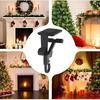 Adjustable Telescopic Christmas Stocking Holder - Metal No-Punch Hook for Home
