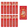 12/24PCS Red Lucky Red Envelopes Traditional Red Pockets Drawing Lots Money Envelopes  New Year 2026