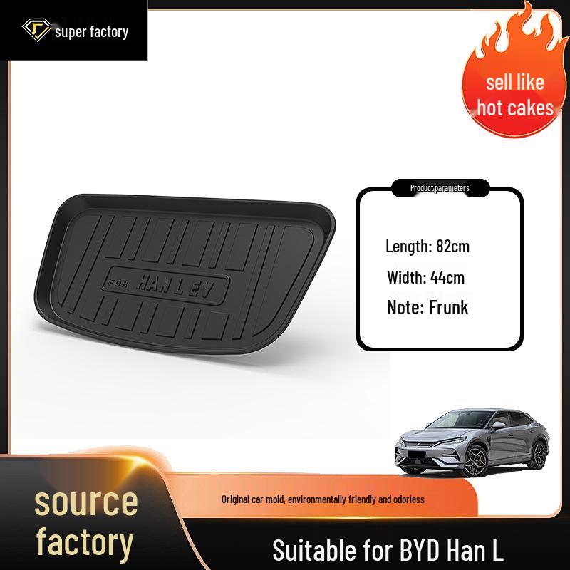 2025 BYD Han L EV/DMI Non-Slip TPE Trunk Mat
