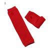 Striped Elbow Gloves Women Emo Gloves Winter Warm Long Sleeves Gloves Women Fingerless Stripe Hip-Hop Knitted Elbow Mittens