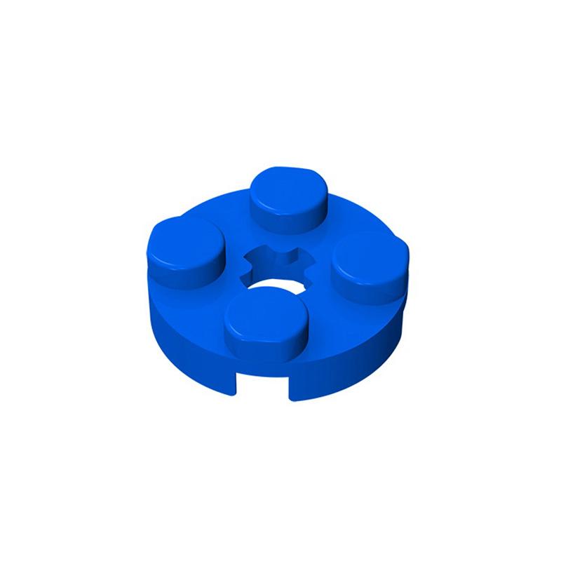 Non-Toxic Moc 10Pcs 4032 Round 2X2 With Axle Hole Building Blocks Kit Plate Bricks Particle Puzzle Idea Diy Toys Children Birthday Gifts
