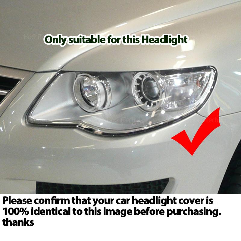 For Volkswagen VW Touareg 7L 2006-2010 Auto Front Headlight Cover Transparent Glass Headlamps Lampshade Lamp Shell Masks