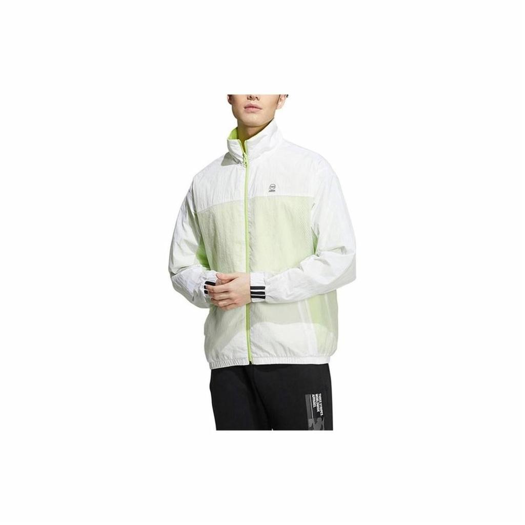 adidas Retro Sports Stand Collar Colorblock Zipper Jacket Men’s Colorblock
