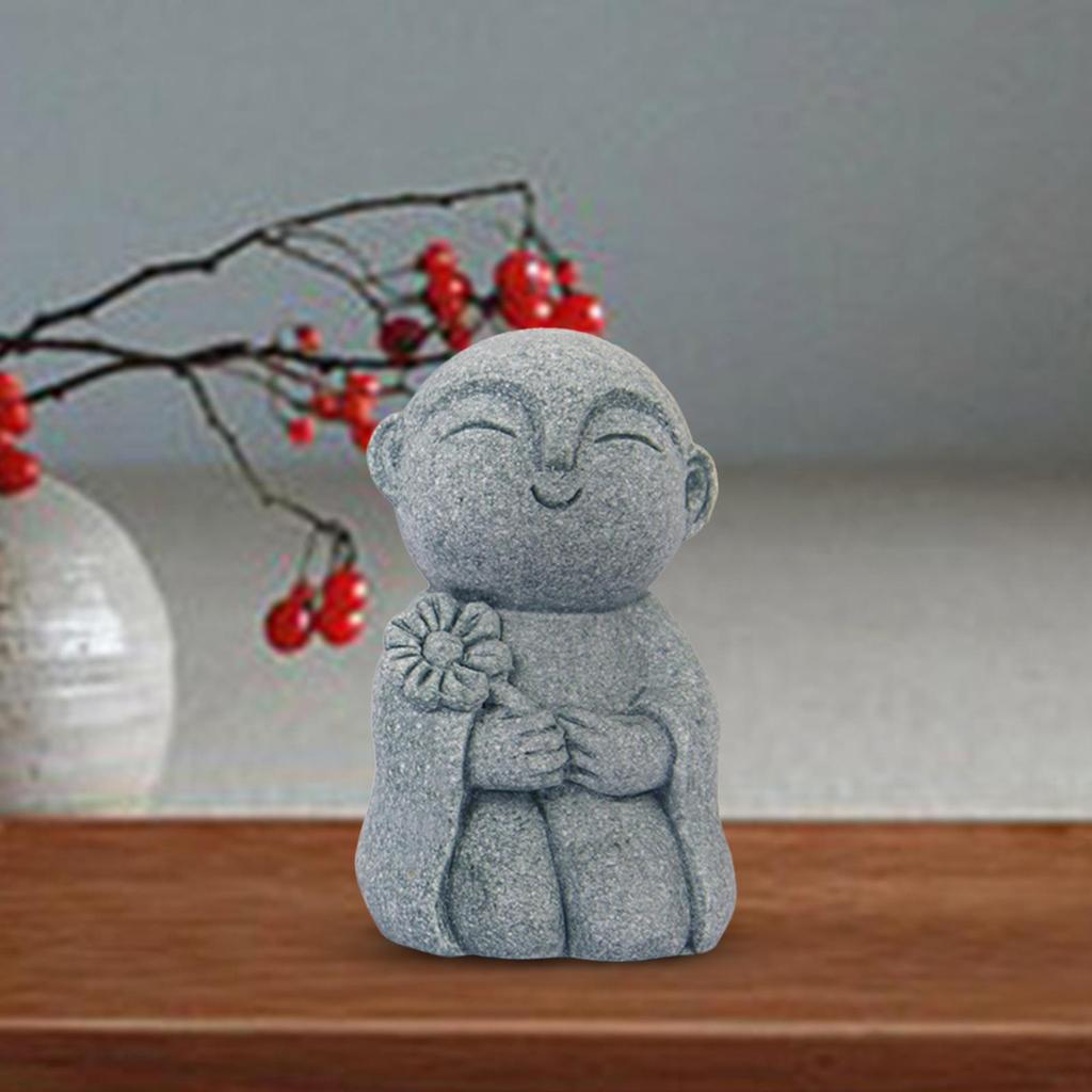 Décor d'Aquarium Bouddha Accessoires Poupées Mini Créatif Petite Statue Statue de Bouddha pour Voiture Décoration de Maison Salon de Thé Table Intérieur