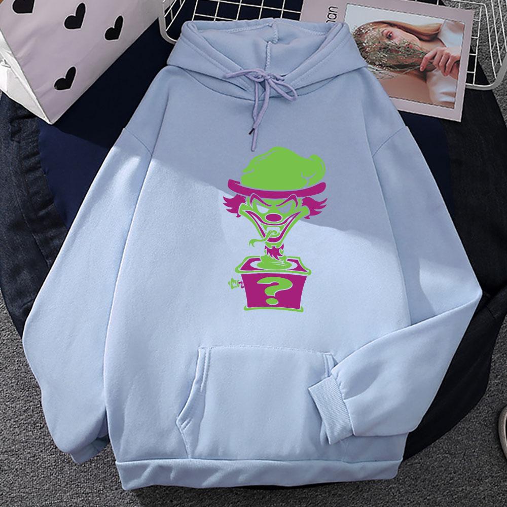 

Insanee Clown Posse Printing Hoodie Unisex Autumn Fleece Pullovers Anime Graphic Clothes Hip Hop Style Sweatshirts Regular Fit Tops