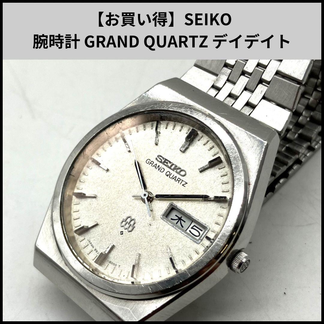 Used FA376 [Bargain] SEIKO Watch GRAND QUARTZ Day Date