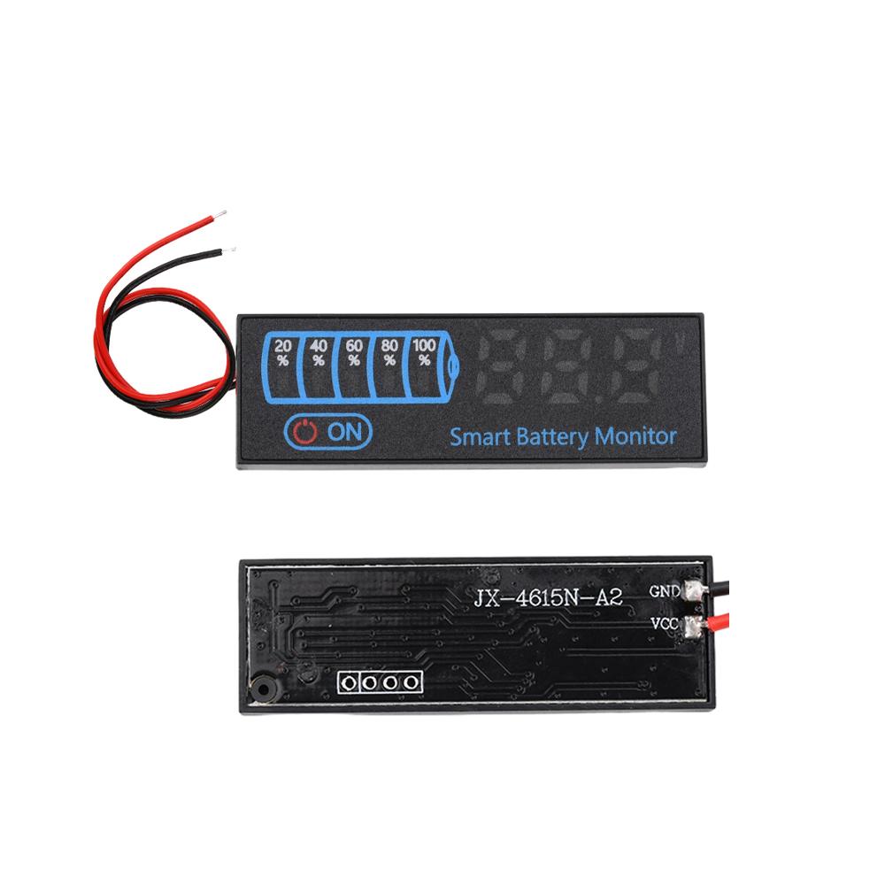 3S-12S 18650 Lithium Ion Lipid Lithium 7-55V Lead Acid Battery Power Indicator Module Tester LCD Display Instrument Module