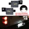 2pcs Left & Right LED License Plate Lights For 14-18 Chevy Silverado GMC Sierra