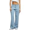 Urban Classics Ladies - High Waist Denim Cargo Jeans