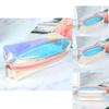 Laser Color Tpu Makeup Bag Waterproof Organizer Clear Stationery Pouch