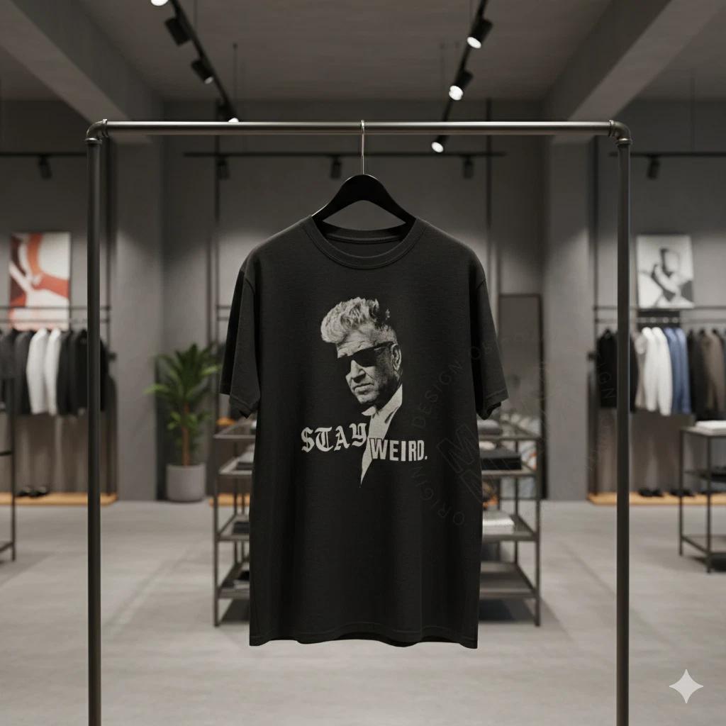 Unisex Adult Casual Graphic Stay Weird Portrait Graphic T-Shirt Str... XXL