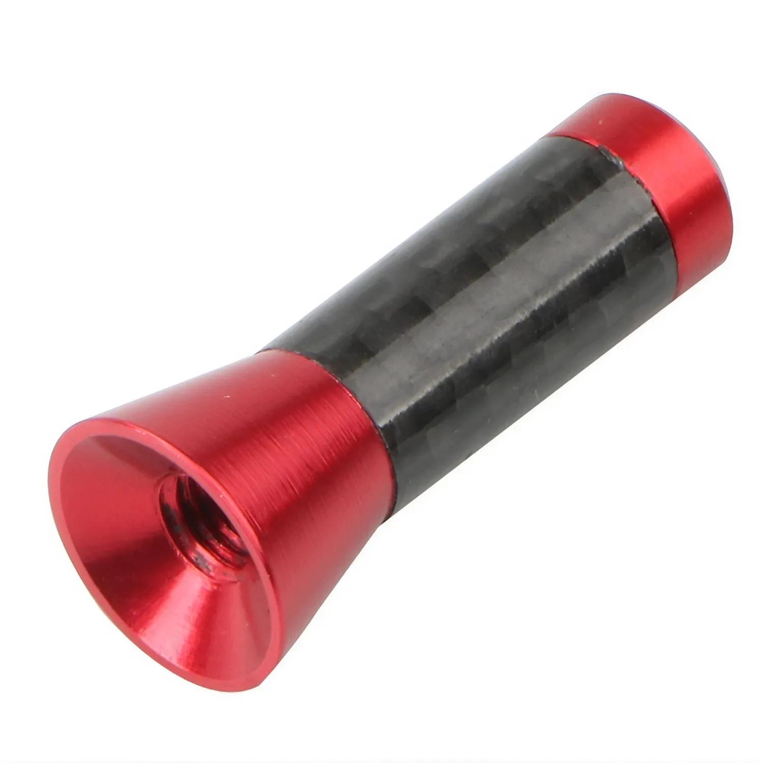 

Car Accessories 3.5cm Car Styling Roof Antenna Enhanced Signal Carbon Fiber Screw Metal Short Stubby Mast Antenna Universal