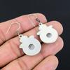 Birthday Gift For Her Natural Rainbow Moonstone Drop/Dangle Earrings 925 Silver