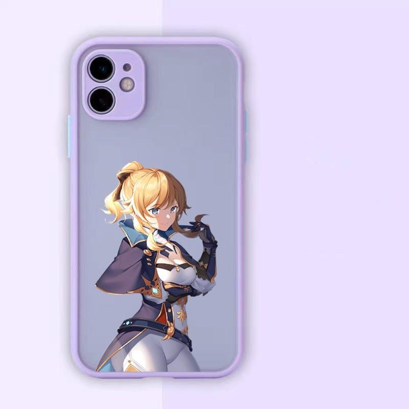 Cute Girl Jean Genshin Phone Case For IPhone 14 13 12 11 Mini Pro Max XS X Max XR 8 7 Plus SE 2022 Skin Color Phone Cover